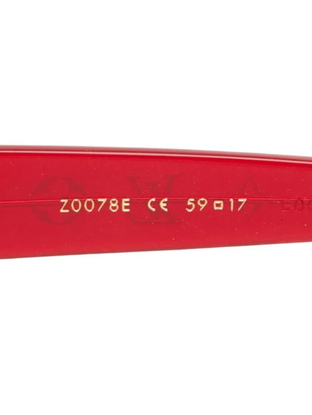 Louis Vuitton Obsession Sunglasses Red Acetate Eyewear